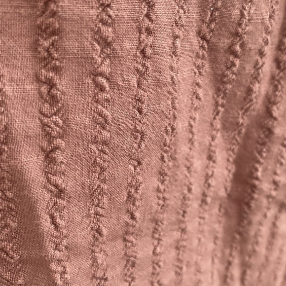 Anthropologie Saturday Sunday | Women's Dusty Rose  Pink Textured sleeveless Top - Picture 3 of 6
